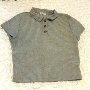 Formal like gray top